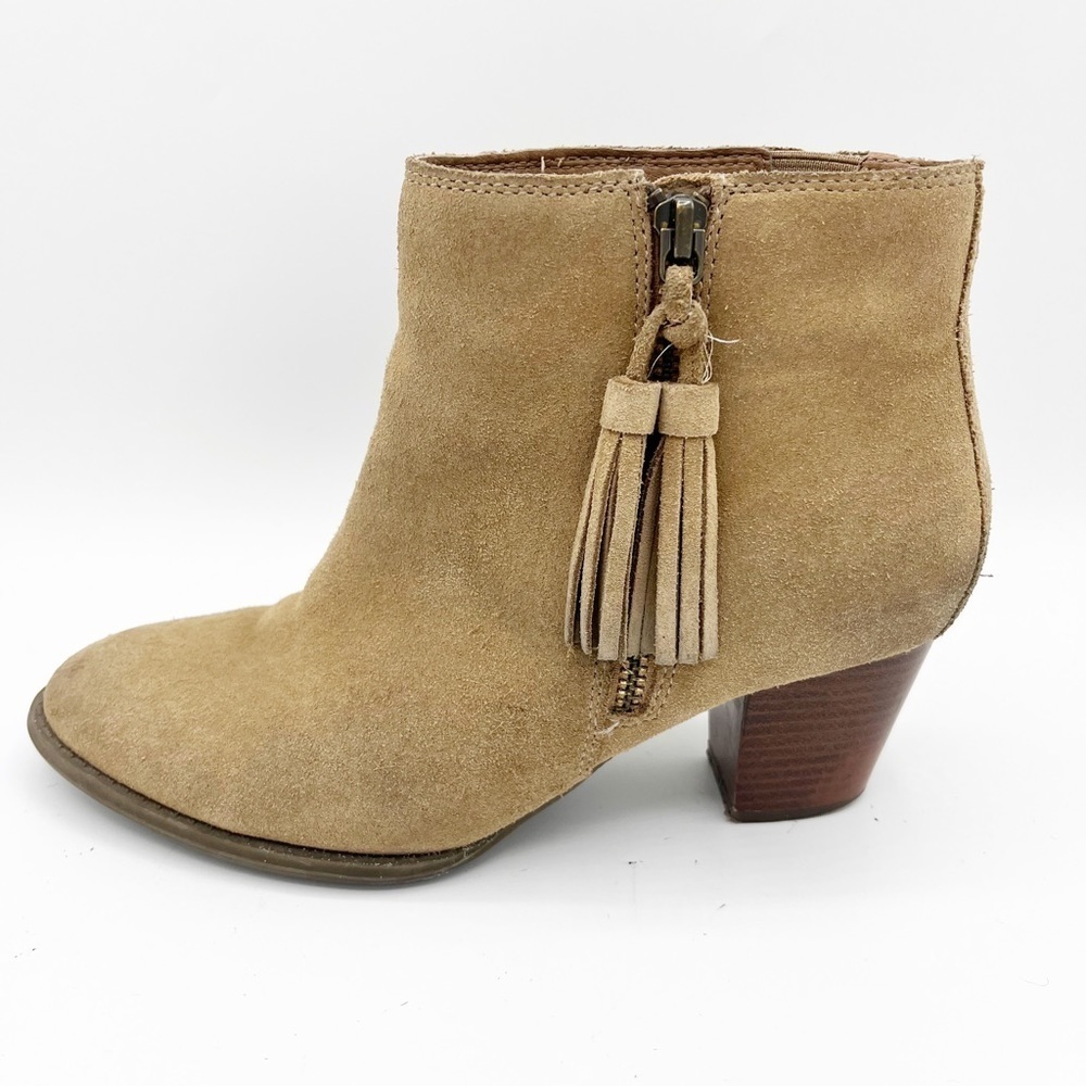 Vionic Madeline Suede Fringe Ankle Boot - Picture 6 of 13